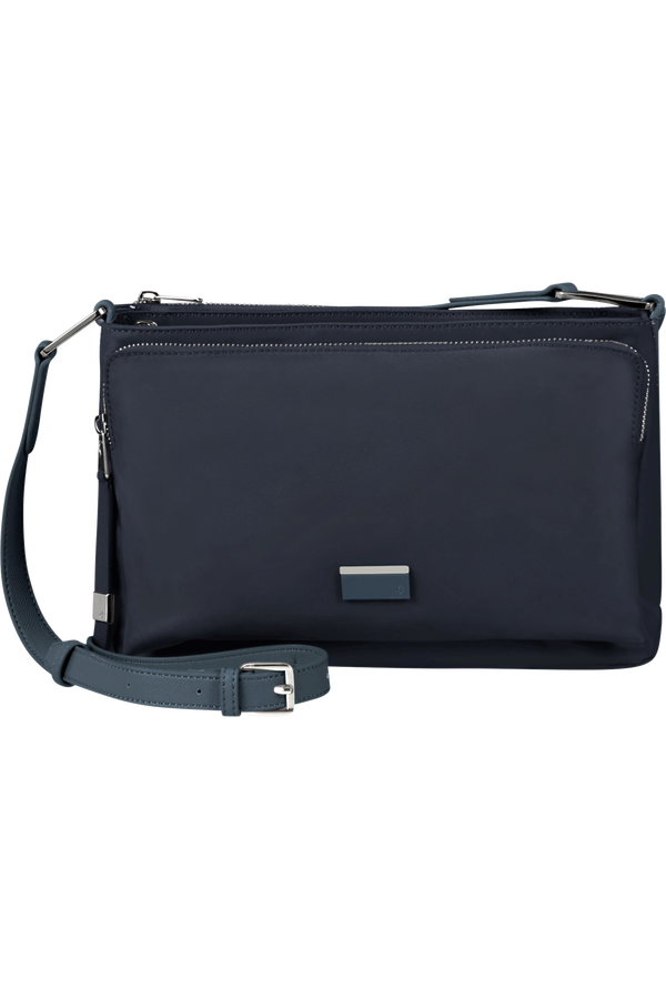 Samsonite Be-Her H. Shoulder Bag M 3 Comp  Tmavá námořní modrá