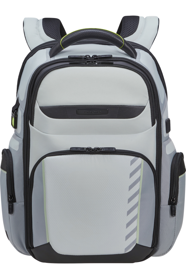 Samsonite Pro-DLX 6 Backpack 3 Volume Expandable Cool 15.6'  Grey/Metallic Melon